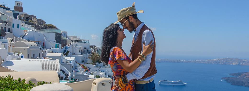 Romantic places, kiss day